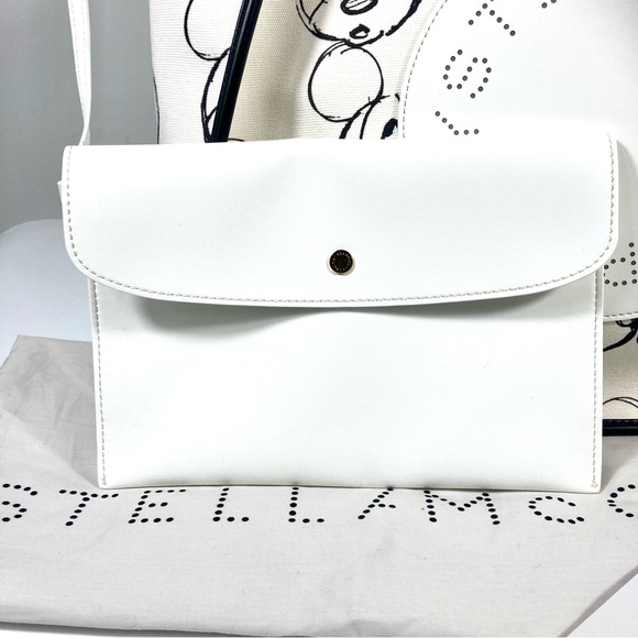 Stella McCartney Disney Fantasia Mickey Mouse Cotton X-Large Tote With Pouch NEW - Picture 8 of 17